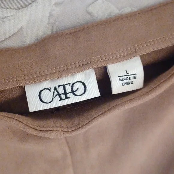 Cato faux suede leggings - Picture 4 of 6